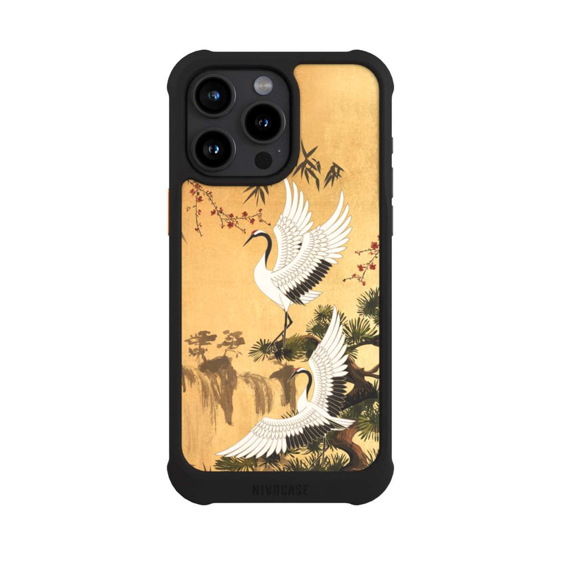 iPhone 15 Pro Max NIVOmax Cranes Gold Japan 2