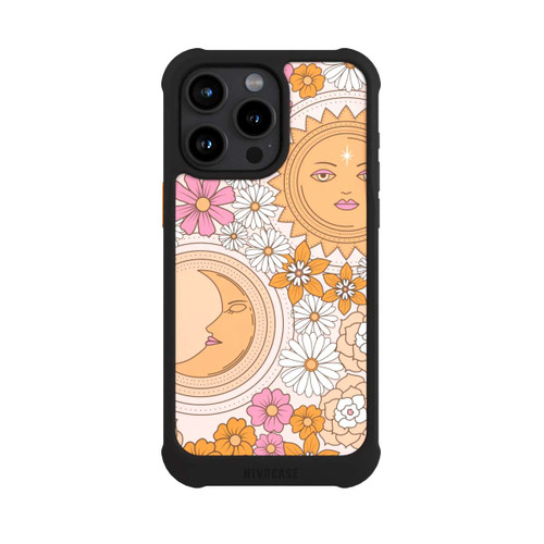 Apple iPhone 15 Pro Max NIVOmax Mond-Sonne-Blumen