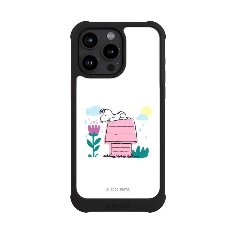 iPhone 15 Pro Max NIVOmax Snoopy Hundehütte Frühling