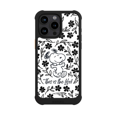 Apple iPhone 15 Pro Max NIVOmax Snoopy schwarz und weiß This Is The Life