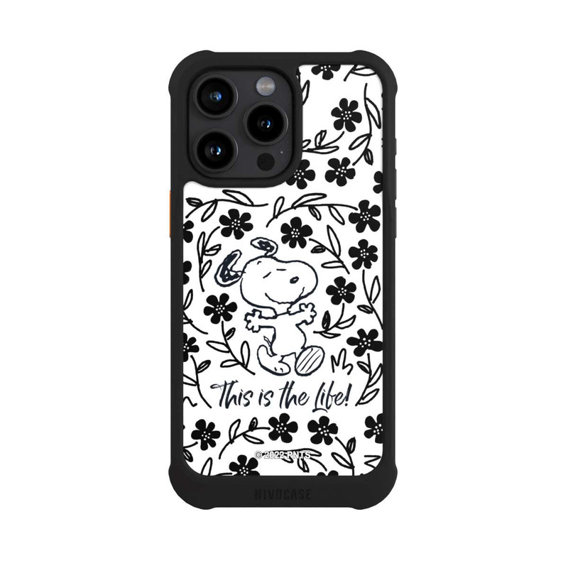 iPhone 15 Pro Max NIVOmax Snoopy Black and White This Is The Life