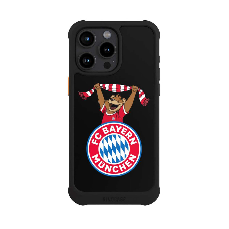 iPhone 15 Pro Max NIVOmax Bernie Jubel avec écharpe Noir