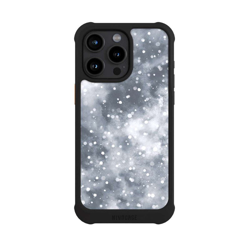 iPhone 15 Pro Max NIVOmax Ciel de neige d'hiver abstrait