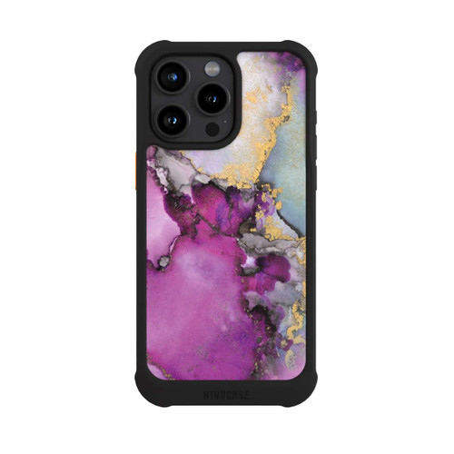 Apple iPhone 15 Pro Max NIVOmax Alcohol Ink Art Pink