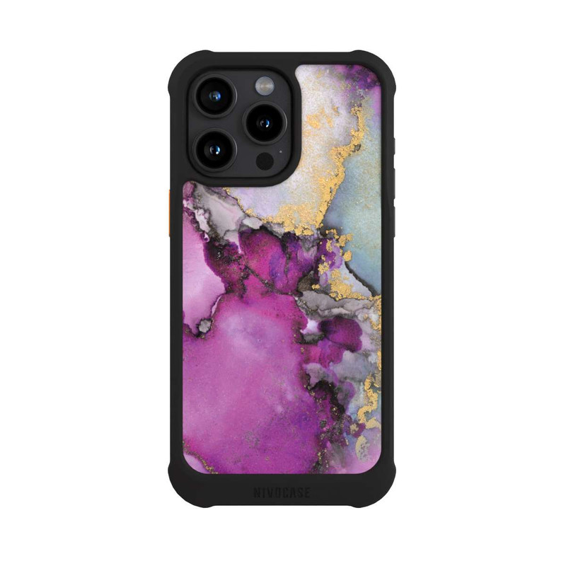 iPhone 15 Pro Max NIVOmax Alcohol Ink Art Pink