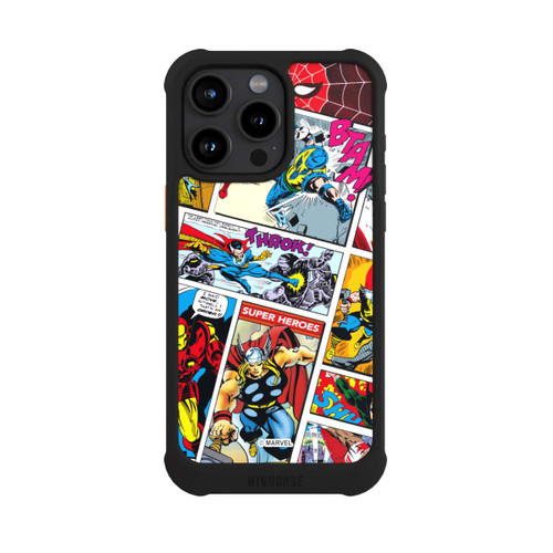 Apple iPhone 15 Pro Max NIVOmax Marvel Retro Comic Blue