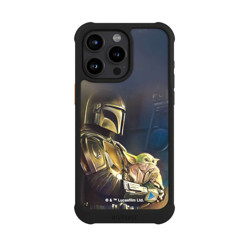 iPhone 15 Pro Max NIVOmax Mandalorian and Grogu inside Ship