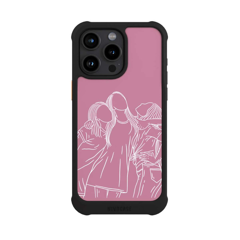 iPhone 15 Pro Max NIVOmax Freundinnen Line Art