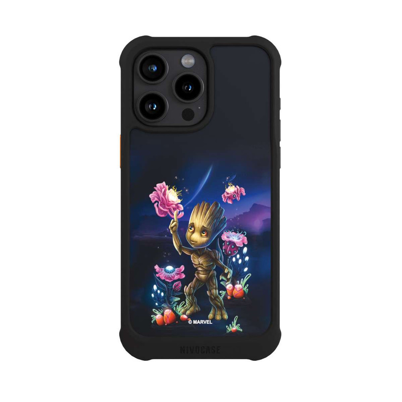 iPhone 15 Pro Max NIVOmax Baby Groot Fleurs
