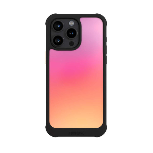 Apple iPhone 15 Pro Max NIVOmax Pastell Rosa Glitch