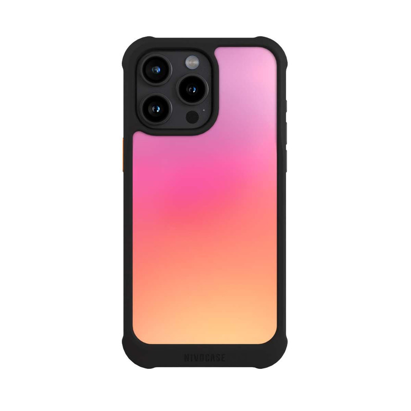 iPhone 15 Pro Max NIVOmax Pastell Pink Glitch