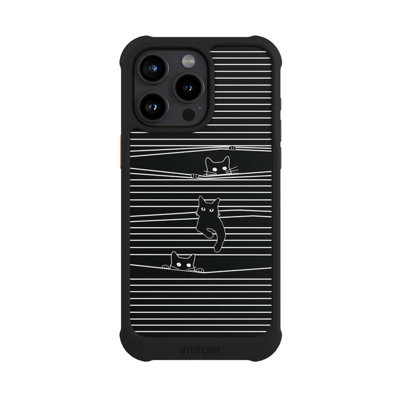 iPhone 15 Pro Max NIVOmax Cats Peeping