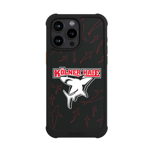 Apple iPhone 15 Pro Max NIVOmax Haie Muster Rot