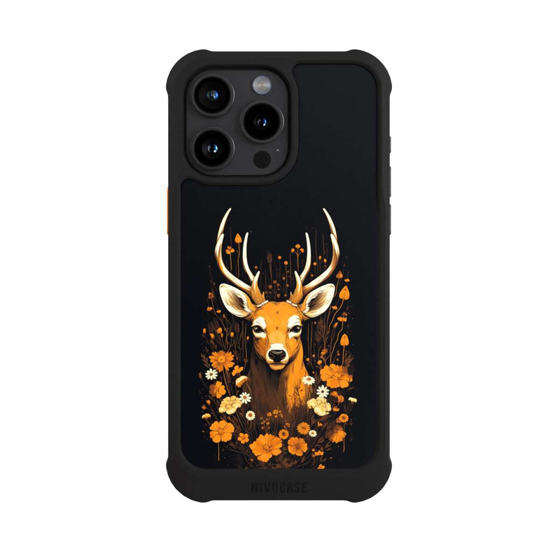 iPhone 15 Pro Max NIVOmax Deer Flowers Big