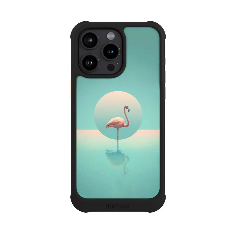 iPhone 15 Pro Max NIVOmax Flamingo In The Pool 
