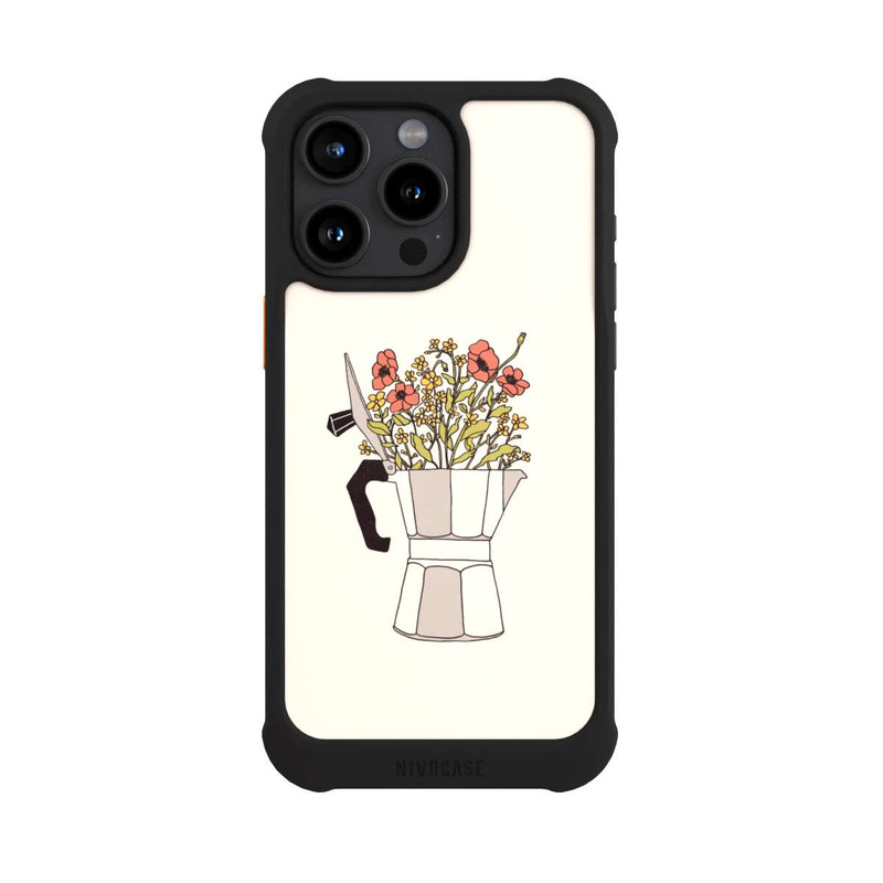 iPhone 15 Pro Max NIVOmax Moka Flowers