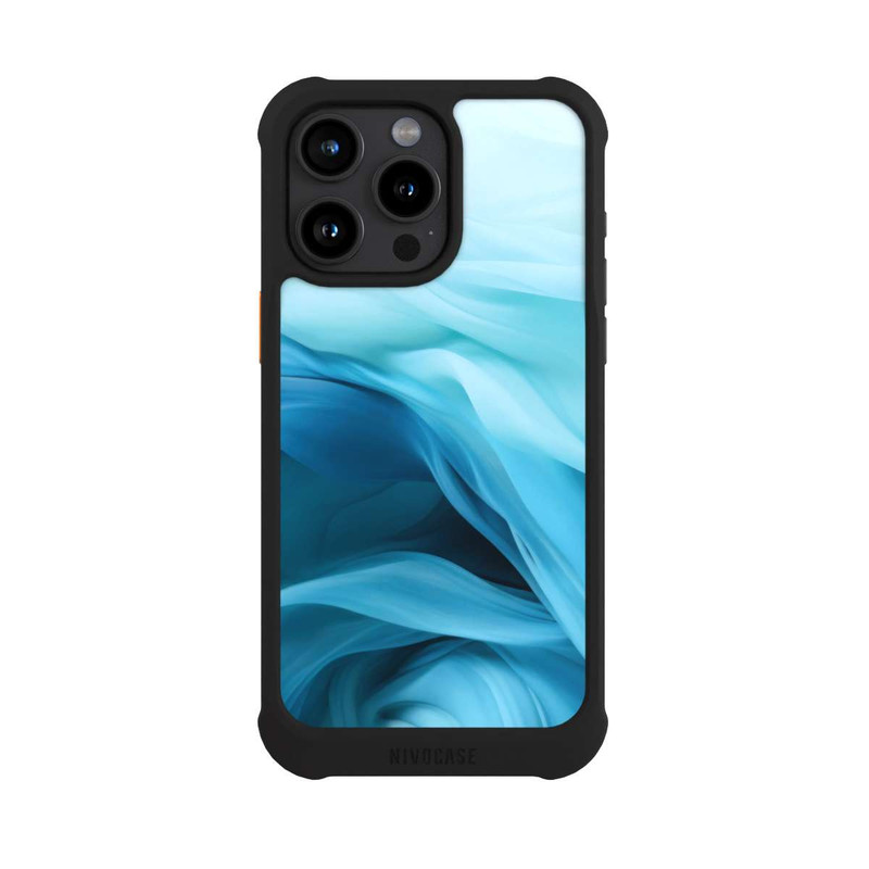 iPhone 15 Pro Max NIVOmax Smooth Blue Texture