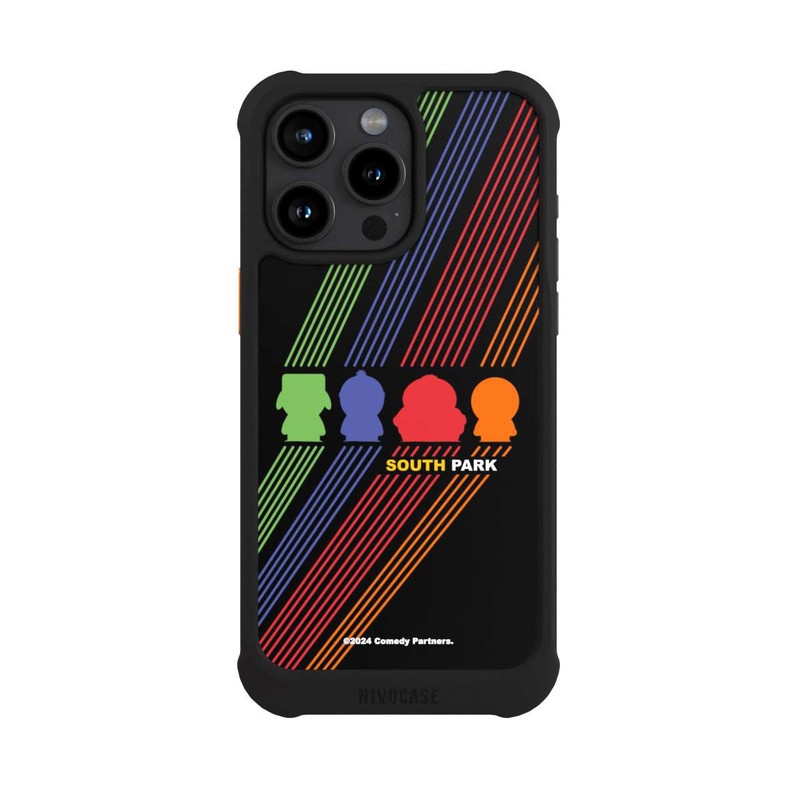 iPhone 15 Pro Max NIVOmax South Park Boys Colored Stripes