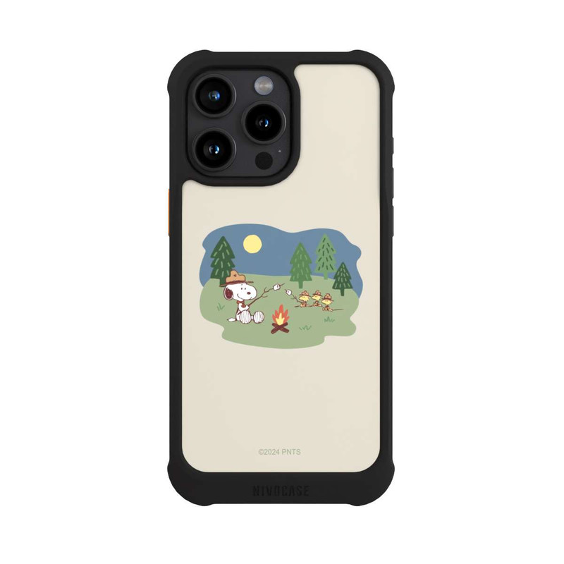 iPhone 15 Pro Max NIVOmax Snoopy Lagerfeuer