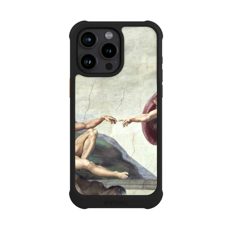 iPhone 15 Pro Max NIVOmax La Création d'Adam-Michel-Ange (Buonarroti)