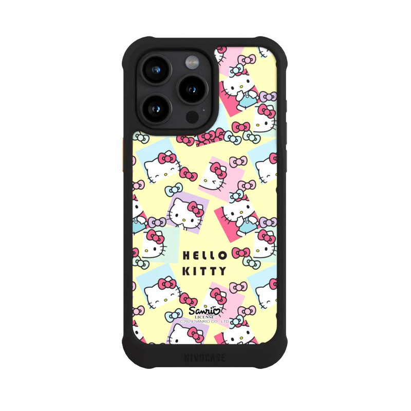 iPhone 15 Pro Max NIVOmax Hello Kitty Pastellmuster