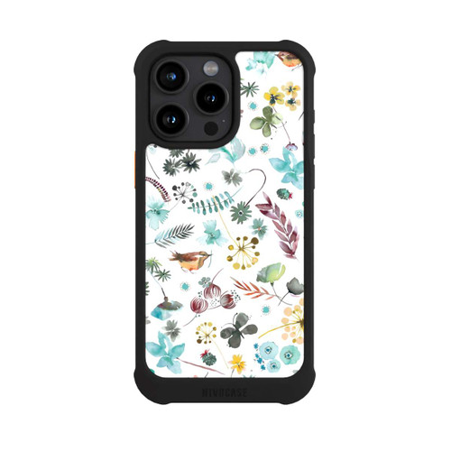 Apple iPhone 15 Pro Max NIVOmax Botanischer Schmetterling Natur Blau