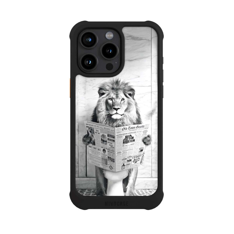 iPhone 15 Pro Max NIVOmax Lion Toilet