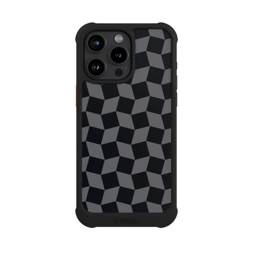 Apple iPhone 15 Pro Max NIVOmax 3D Würfel-Muster Effektt