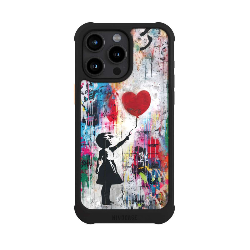 iPhone 15 Pro Max NIVOmax Balloon Girl Colorful