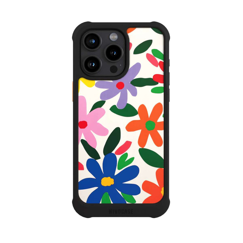 iPhone 15 Pro Max NIVOmax Sommerblüten Illustration