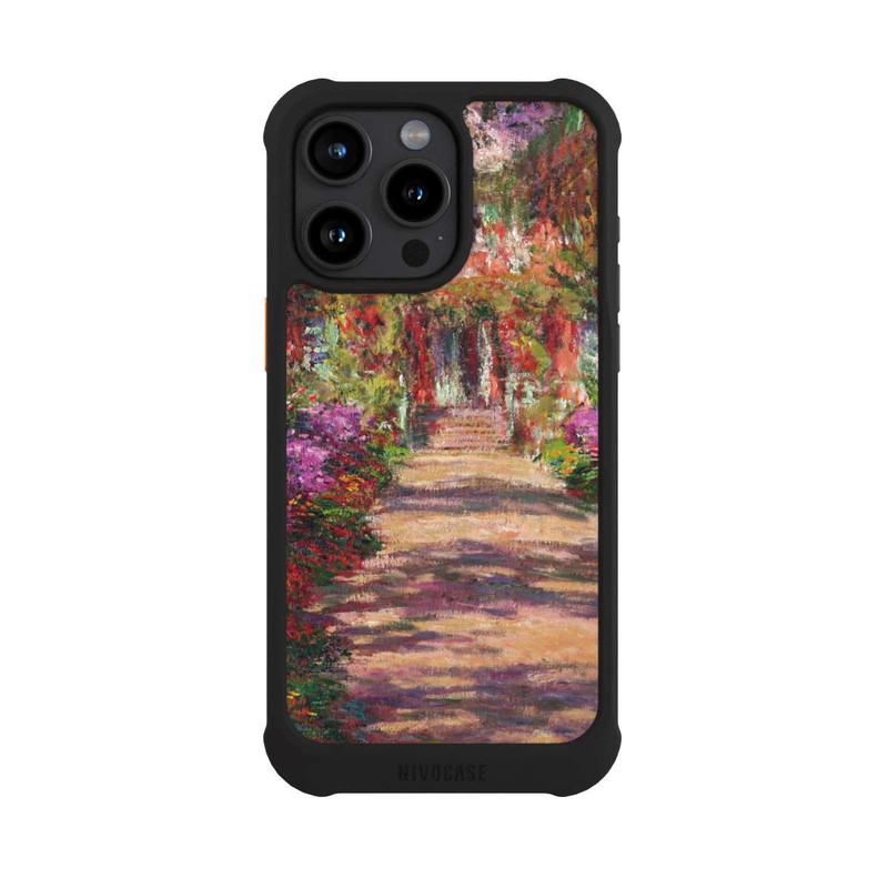 iPhone 15 Pro Max NIVOmax Eine Allee in Monets Garten in Giverny by Claude Monet