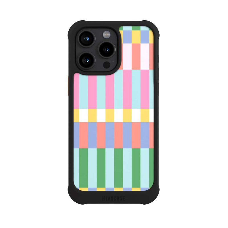 iPhone 15 Pro Max NIVOmax Checked Theme Pastel