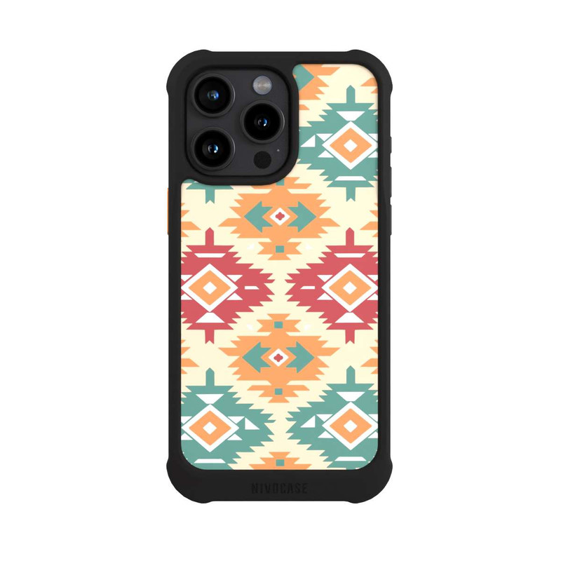 iPhone 15 Pro Max NIVOmax Modern Tribal Boho Aztec Geometric Design 1