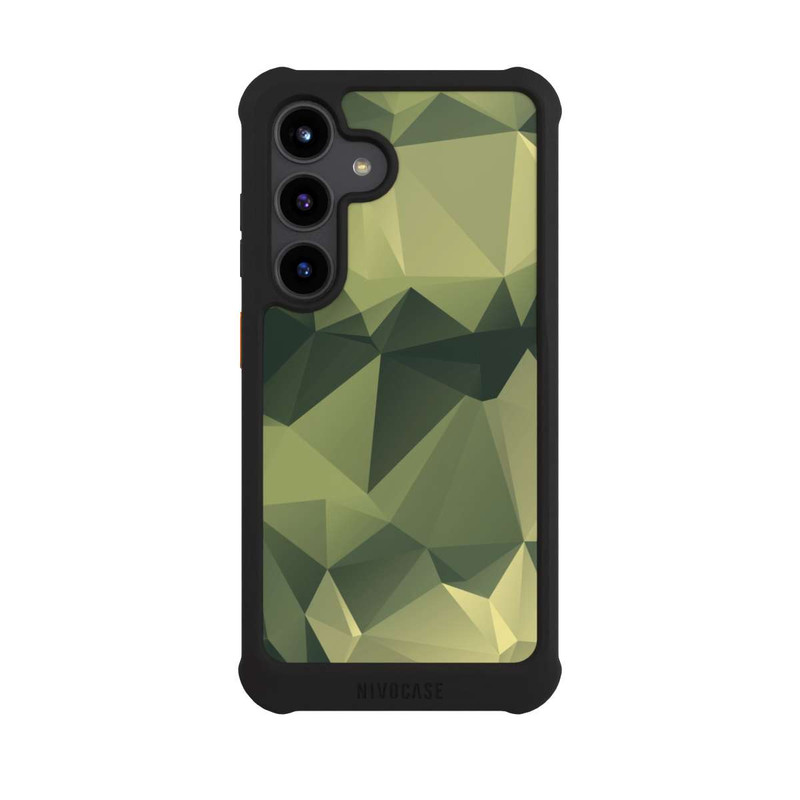 Galaxy S24 NIVOmax Camouflage polygonal