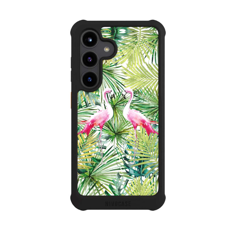 Galaxy S24 NIVOmax Palmen Flamingo