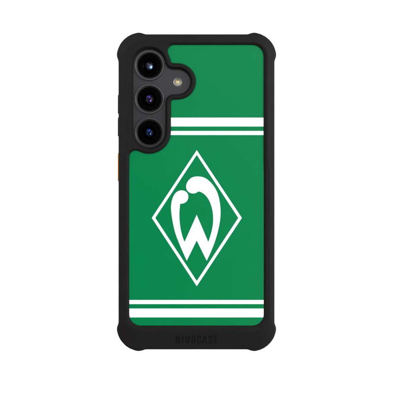 Galaxy S24 NIVOmax Werder Stripes Green