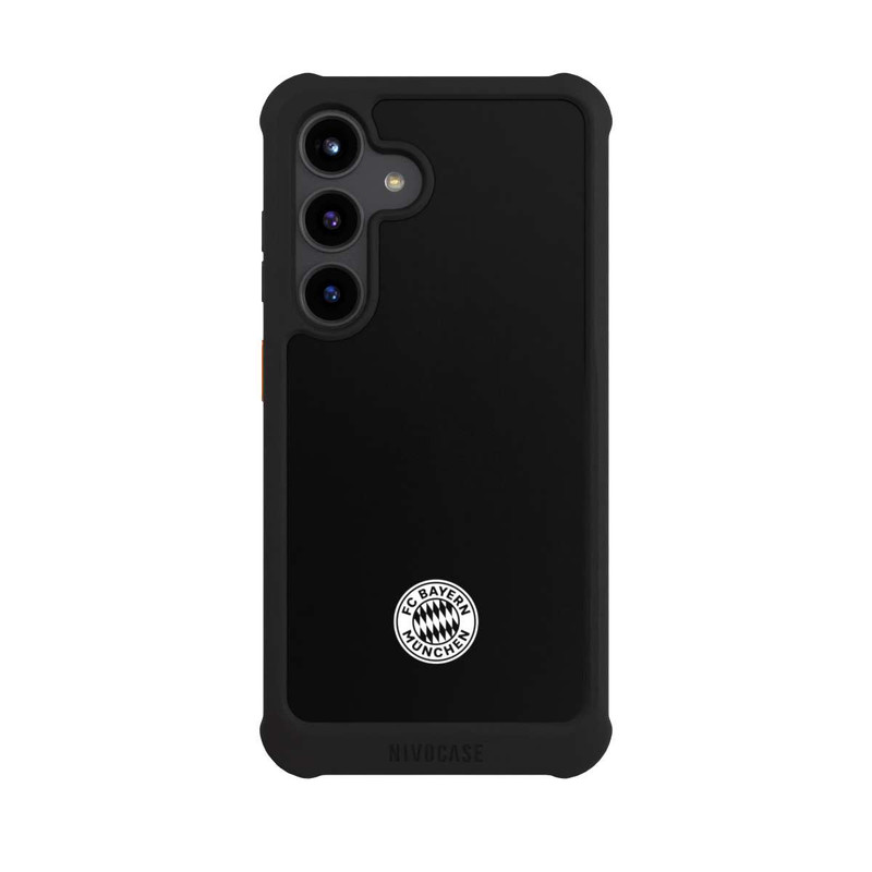 Galaxy S24 NIVOmax Classic FCB Logo - white on black