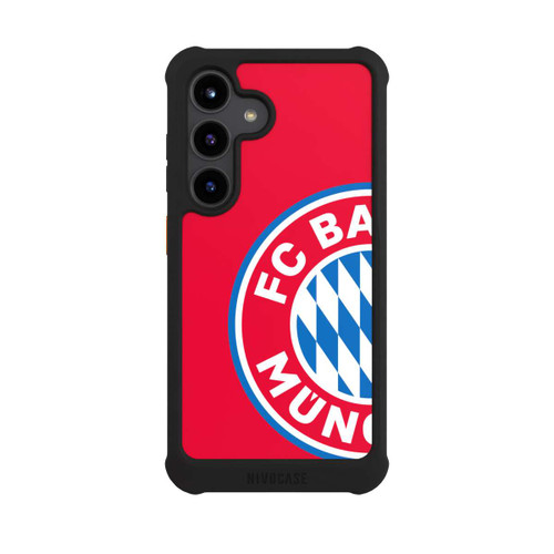 Samsung Galaxy S24 NIVOmax Großes FCB Logo Rot