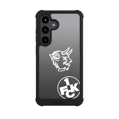 Samsung Galaxy S24 NIVOmax Teufelskopf FCK auf Schwarz