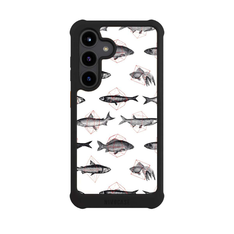 Galaxy S24 NIVOmax Poissons en géométrie