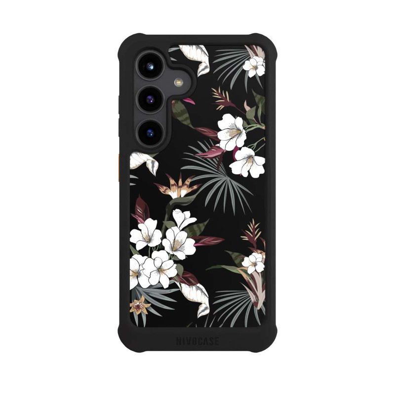 Galaxy S24 NIVOmax Flowers Black