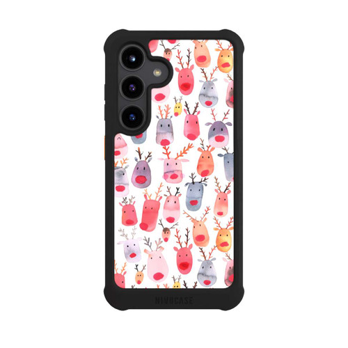 Samsung Galaxy S24 NIVOmax  Niedliches Rentieraquarell