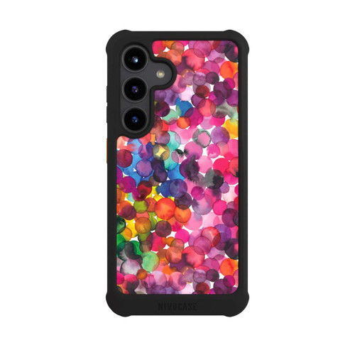Samsung Galaxy S24 NIVOmax Überlappende Aquarellpunkte