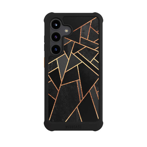 Samsung Galaxy S24 NIVOmax Black Night Gold Print