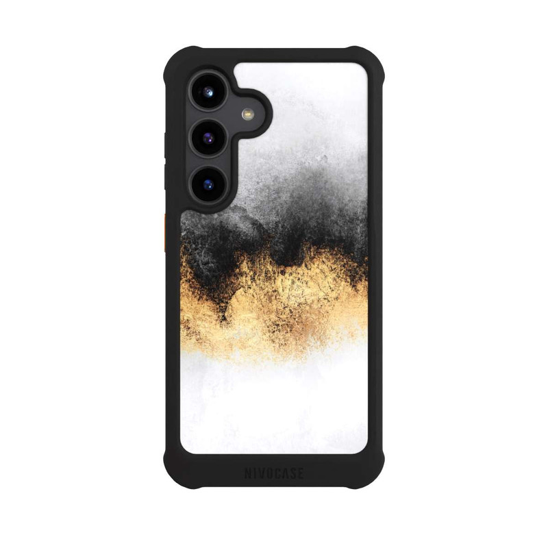 Galaxy S24 NIVOmax Grauer Himmelstaub Golddruck