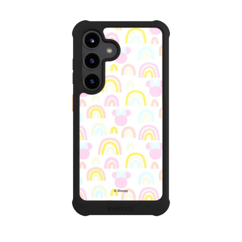 Samsung Galaxy S24 NIVOmax Minnie Regenbogen Muster