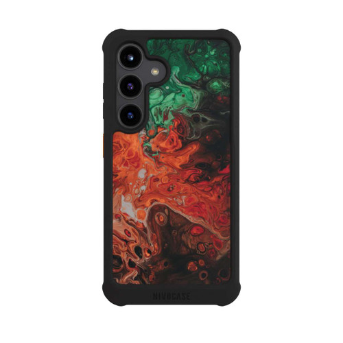 Samsung Galaxy S24 NIVOmax Bunte Öltextur