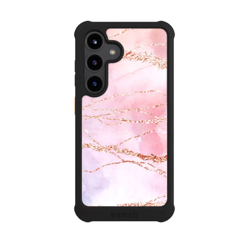 Samsung Galaxy S24 NIVOmax Glitter Look Pink Girly Marmor