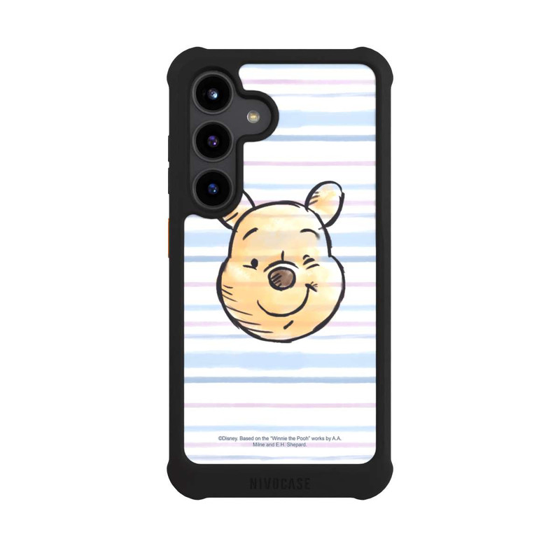 Galaxy S24 NIVOmax Winnie Puuh auf Streifen