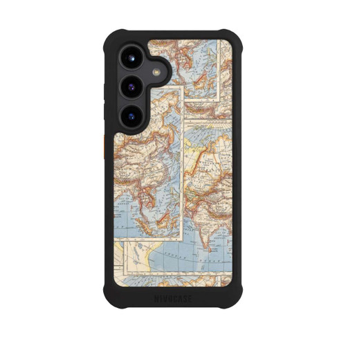 Samsung Galaxy S24 NIVOmax World Map Vintage